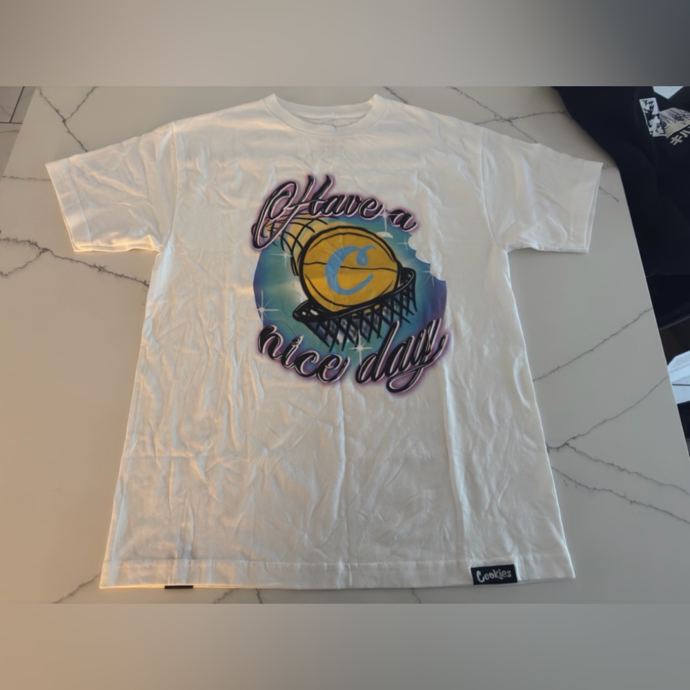 Cookies White Graphic T-Shirt